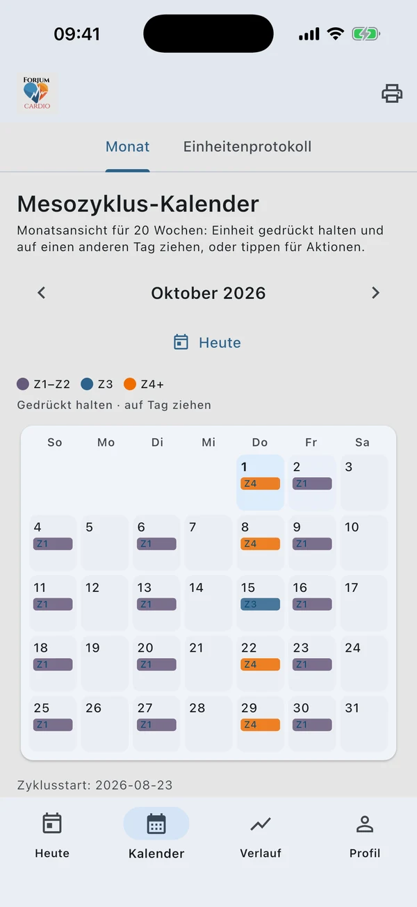 iPhone · Kalender