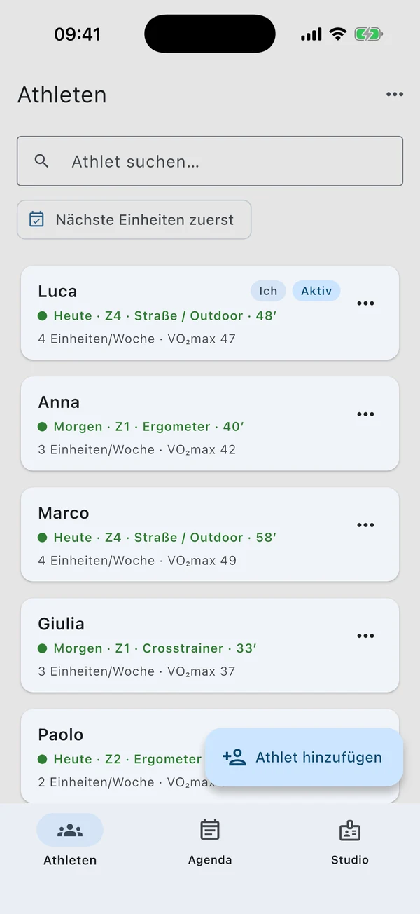iPhone · Athleten