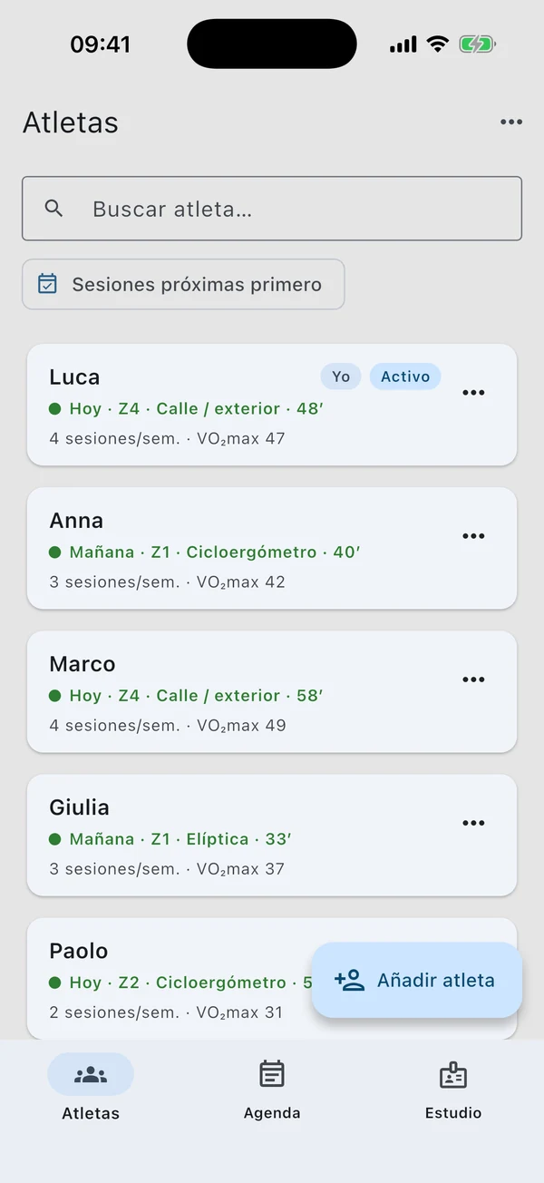iPhone · Atletas
